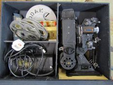 Cased Pathescope projector and accessories