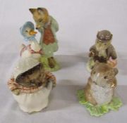 4 Royal Albert Beatrix Potter figures - Timmy Willie from Johnny Town-mouse, Johnny Town-mouse