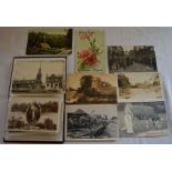 Small album & loose postcards relating to Louth & Lincolnshire