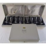 12 Stuart crystal wine glasses (boxed in sets of 4) from Hewitts of Grimsby