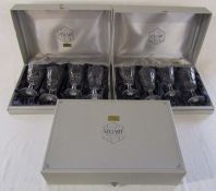 12 Stuart crystal wine glasses (boxed in sets of 4) from Hewitts of Grimsby