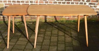 Ercol dining table (138cm by 71cm) with extender