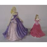Coalport figurine of the year 2011 - Heather H 24 cm & Royal Worcester limited edition figurine -