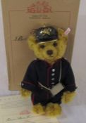 Steiff teddy bear 'Berlin Fireman around 1900' limited edition 526/1000 H 30 cm complete with box