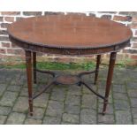 Mahogany oval Georgian style table