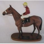 Beswick Connoisseur model of Red rum, Brian Fletcher up H 34 cm