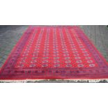 Large Prado Orient Keshan Super red ground carpet 274cm by 366cm
