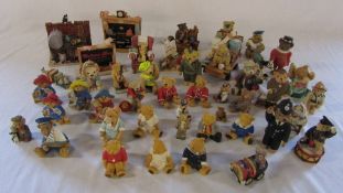 Selection of Peter Fagan collectable bears and Home Sweet Home collectable cats etc (some boxed)