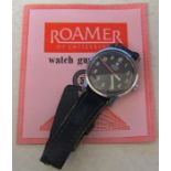 Gents Roamer Anfibio stainless steel wrist watch no 414-1120.003, waterproof, complete with