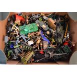 Various toy soldiers & vehicles etc