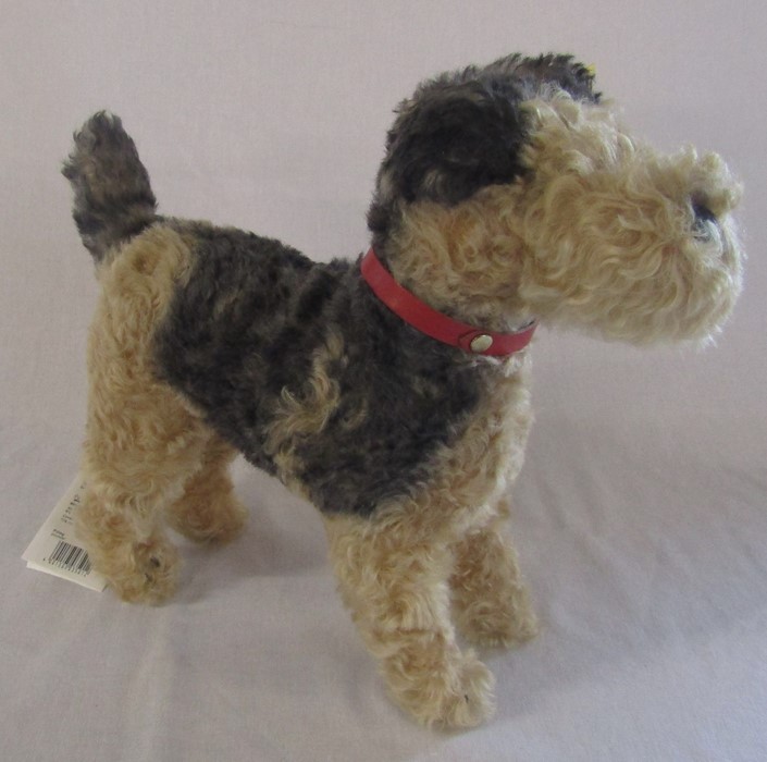 Steiff classic 1935 Fellow Terrier L 30 cm, mohair, with carrier bag - Image 2 of 2