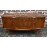 Mid 20th century Beautility sideboard with integral cutlery canteen L 161cm D 52cm H 85cm