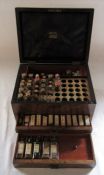 Victorian homeopathy set by Edwin S Clifton Chemist Westgate Street Ipswich, Depot for invalids