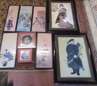 Various Japanese prints