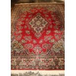 Large "Kandahar" Louis de Poortiere (Belgium) Persian wool rug 369 cm x 274 cm