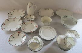 Various Shelley part tea sets inc poppy design c.1930s