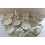 Various Shelley part tea sets inc poppy design c.1930s