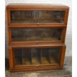 Globe Wernicke style bookcase Ht 108cm W 90cm