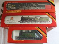 Hornby LNER Class B12/3 4-6-0 locomotive x 2 & tank steam locomotive R252 Class J83 0-6-0 LNER Green