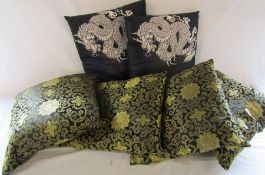 6 Oriental style cushions