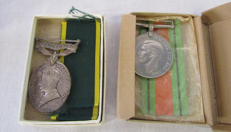 Selection of militaria etc inc buttons, badges inc silver ARP badge, ribbons, dress medals, HRH - Image 6 of 16