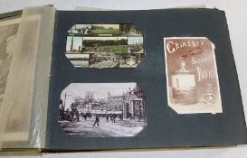 Classic Series Album of postcards mainly Gainsborough, Cleethorpes & Grimsby including Royal Visit