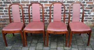 4 1980's dining chairs