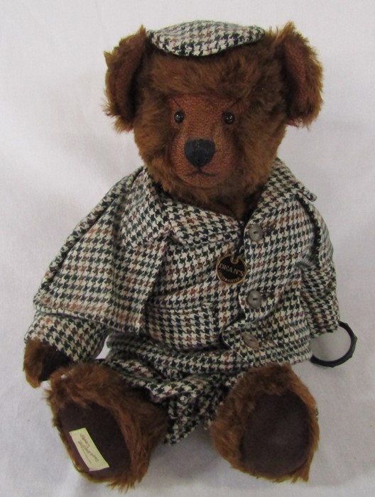 Deans Rag Book Company 'Sherlock' limited edition teddy bear 17/100 H 48 cm