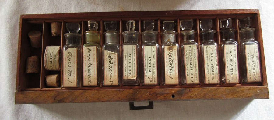 Victorian homeopathy set by Edwin S Clifton Chemist Westgate Street Ipswich, Depot for invalids - Image 3 of 8