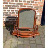 Large Victorian dressing table mirror H 83 cm L 82 cm