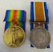 2 WWI medals relating to 83793 Gnr. J G Sykes R.A - 1914-18 medal and Victory medal