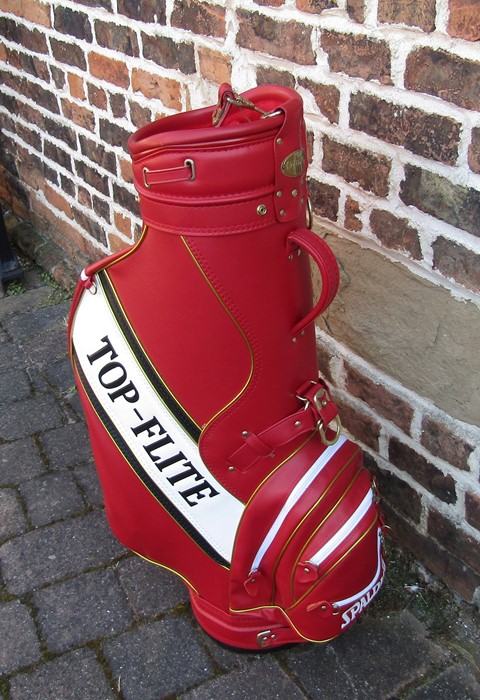 Spalding 'Top-flite' red golf bag (appears unused) - Image 2 of 3