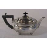Silver tea pot London 1914 total weight 19.42 ozt