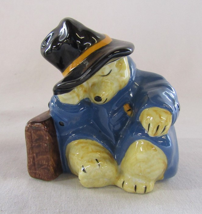 3 Coalport Paddington figurines - Paddington shopping, Paddington waits for a train and Paddington - Image 3 of 4