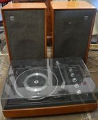 Dynatron Garrard record player with 2 speakers