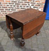 Oak gate leg table