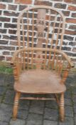 19th century Windsor chair with splat back