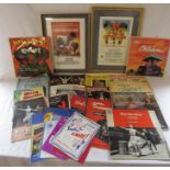 Collection of mainly 1950s West End theatre programmes inc Oliver, Fiddler on the Roof, Carousel,