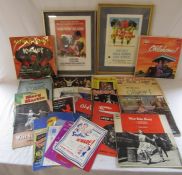 Collection of mainly 1950s West End theatre programmes inc Oliver, Fiddler on the Roof, Carousel,