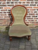 Victorian nursing chair