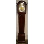 20th century Elliott longcase clock with spring driven mechanism, Westminster & Whittington chimes