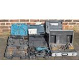 Spectrum tri core drilling system, Milwaukee drill, Bosch GBH 2-20 SRE drill, Erbauer drill and