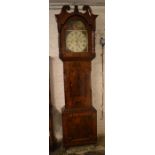 Early 19th century 30 hour long case clock