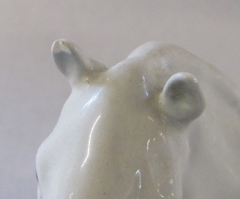 4 Beswick dapple grey horses / ponies inc 2 welsh mountain (tallest H 16 cm) (one with small chip to - Image 2 of 2