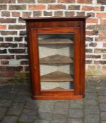 Glazed corner cupboard