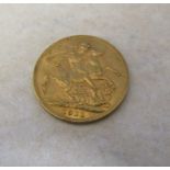 22ct gold George V full sovereign 1911