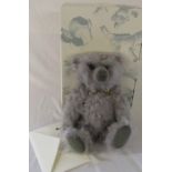 Steiff Bell boy teddy bear, grey, 40 cm, 2008, limited edition 854/2000, with growler, complete with