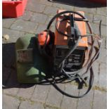 Maypole no gas MIG welder with visor