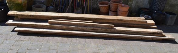 Quantity of timber and scaffolding boards