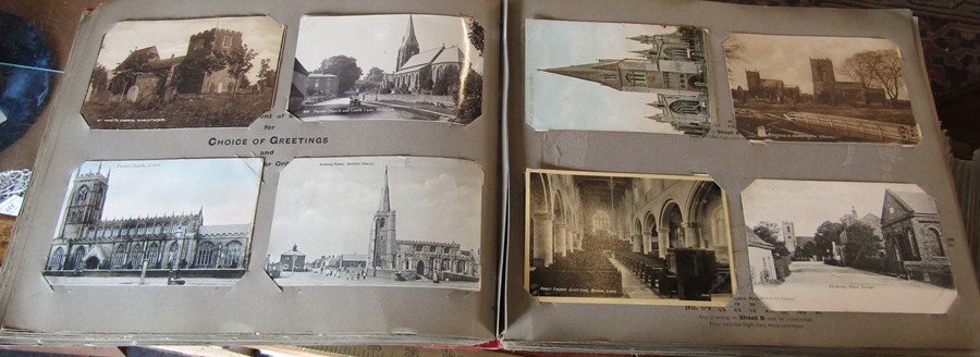 Imperial Series Album of postcards mainly Mablethorpe & Lincolnshire churches - over 240 cards - Image 7 of 11